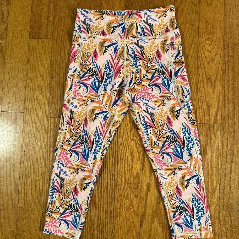 Senita Athletics Floral Leggings Women’s Size XS